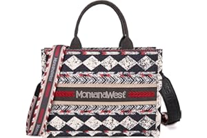 Montana West Tote Bag for Women Western Boho Satchel Purse