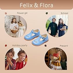 Felix & Flora Toddler Little Girl Blue Mary Jane