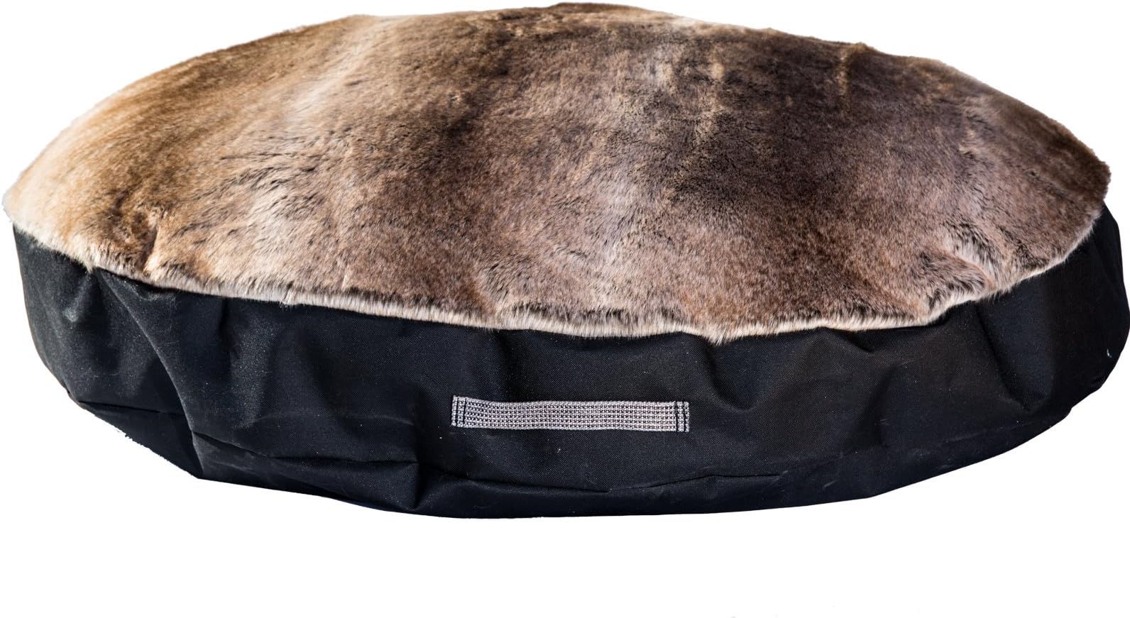 GoodDogBeds Dog Bed Luxurious Faux Fur, Brown Shell, Washable, Durable, Strong Handle
