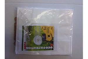 HEPA MICROFILTER BAGS - JOHNNY VAC JV5/ AS5 - PKG/5