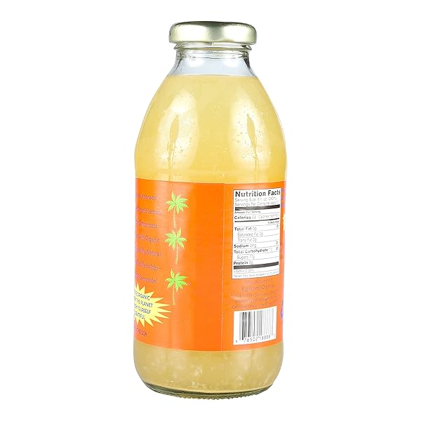 BIG ISLAND ORGANICS ORGANIC LEMOANDE WITH AGAVE, 16 FZ