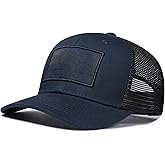 AURR American Flag Trucker Hat, Patriotic Baseball Cap for Men & Women, Breathable Mesh Adjustable Snapback, USA Flag Patch