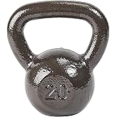 B​alanceFrom 5-​50 LB​ Kettlebells Cast Iron Strength Training Kettlebells for Home Gym Exercises, ​S​ingle or Set