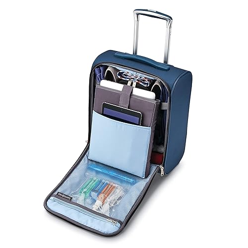 Samsonite Solyte DLX Softside Luggage, Mediterranean Blue