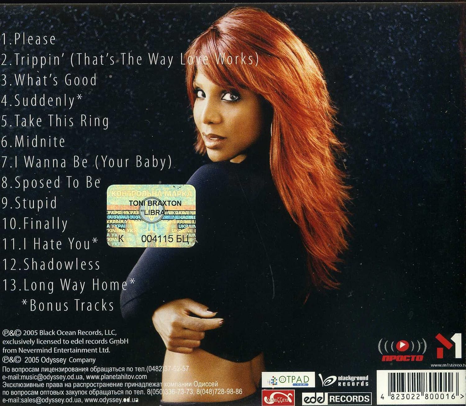 Toni Braxton Toni Braxton Libra Import Amazon Com Music toni braxton toni braxton libra