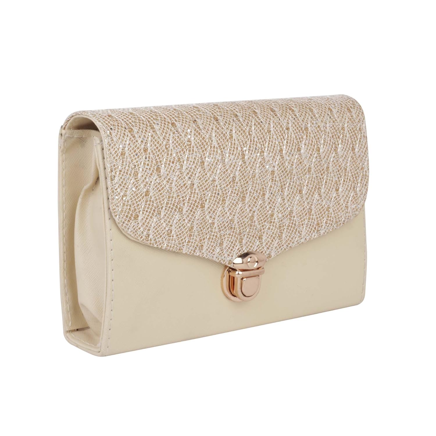 rovec fancy stylish sling bag for women & girls (silver)