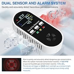 5-in-1 Carbon Monoxide & Combustible Gas Detector