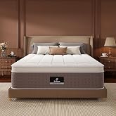 Twin XL Mattress 12 Inch, Upgraded Luxury Hybrid XL Twin Mattress in a Box | Cooling Gel Memory Foam &amp; 7-Zone Pocket Coils, Pressure Relief, Fiberglass Free, Medium Firm, Motion Isolation, 365-Trials