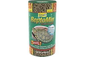 Tetra ReptoMin Select-A-Food 1.55 Ounces, For Aquatic Turtles, Newts And Frogs, Variety Pack