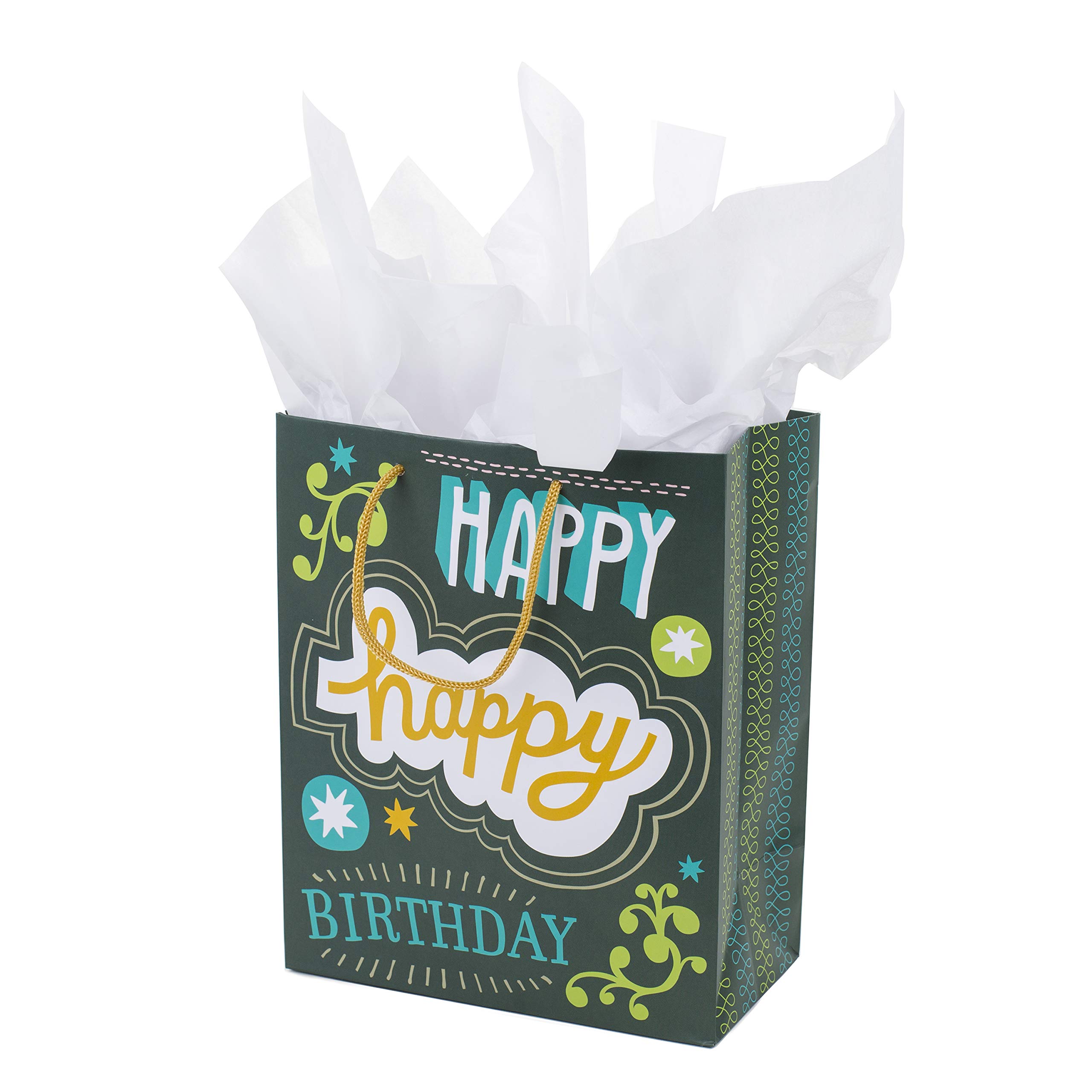 Hallmark 5WDB2056 Bag with Tissue, Paper, Happy Birthday
