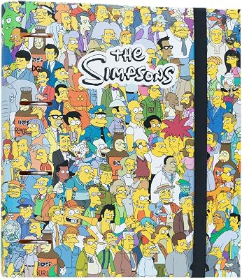Fichário de 4 anéis dos Simpsons - Fichário de anéis A4