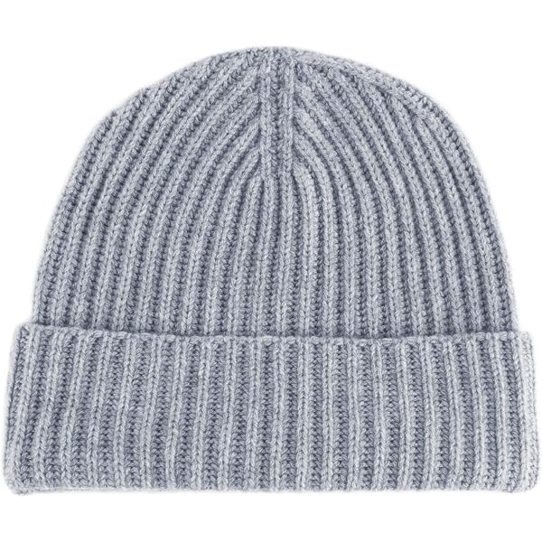Shorts Of Hawick Men's 100% Cashmere Beanie - 8-Ply, Made In Scotland, Dark Gray, One Size Fits All (27" Stretch) - View #6