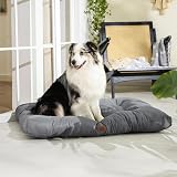 Bedsure Large XXL Washable Dog Bed 120x90x10cm Grey Oxford Fabric view 7