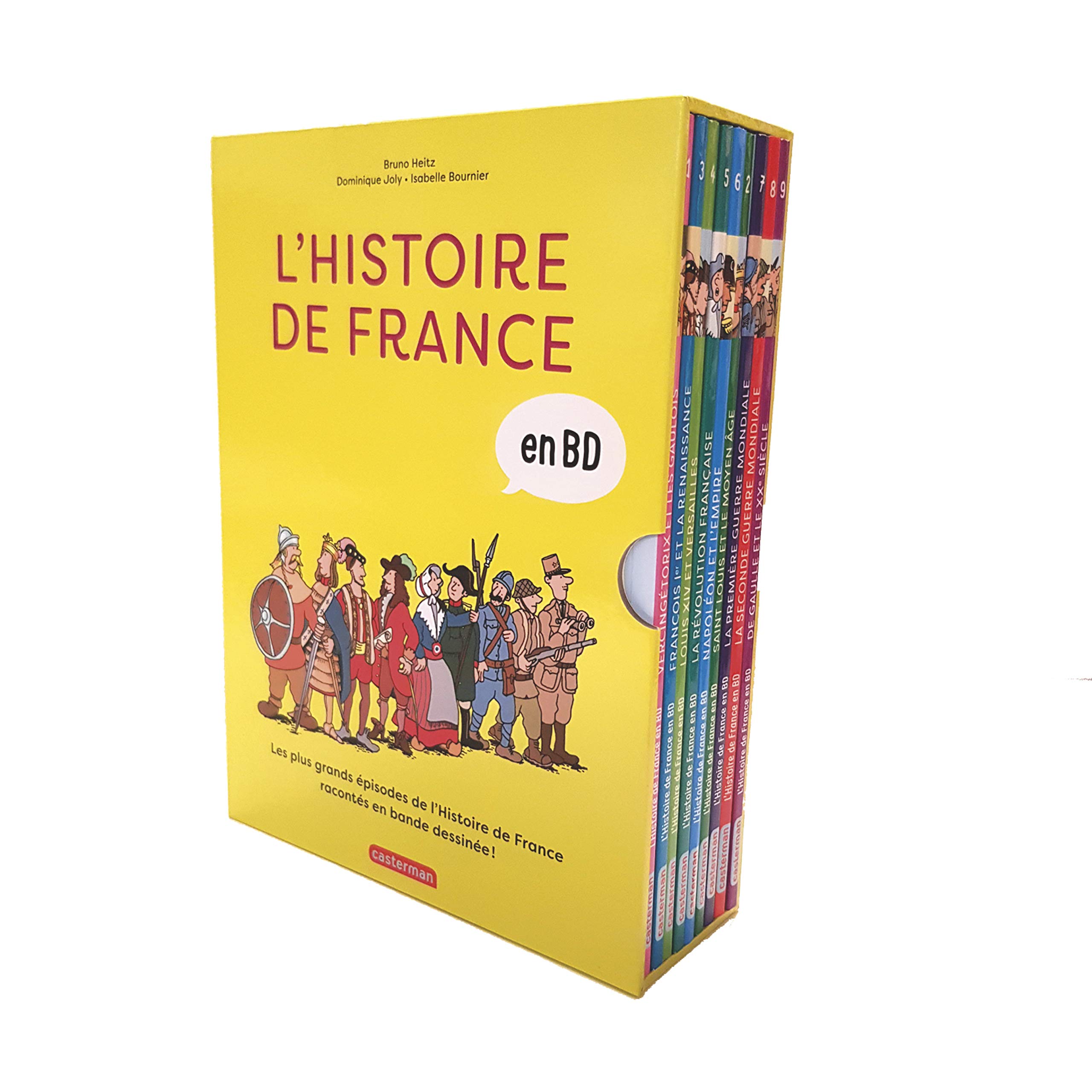 Coffret L Histoire De France En Bd French Edition Heitz Bruno Bournier Isabelle Joly Dominique 9782203168695 Amazon Com Books