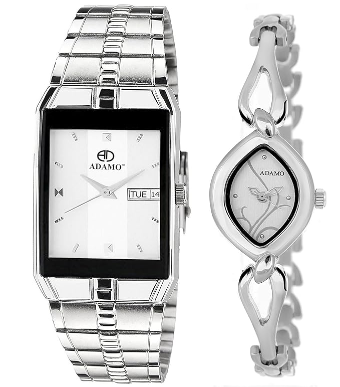 Enchant Analog White Dial Unisex Watch - 9151-327SM01