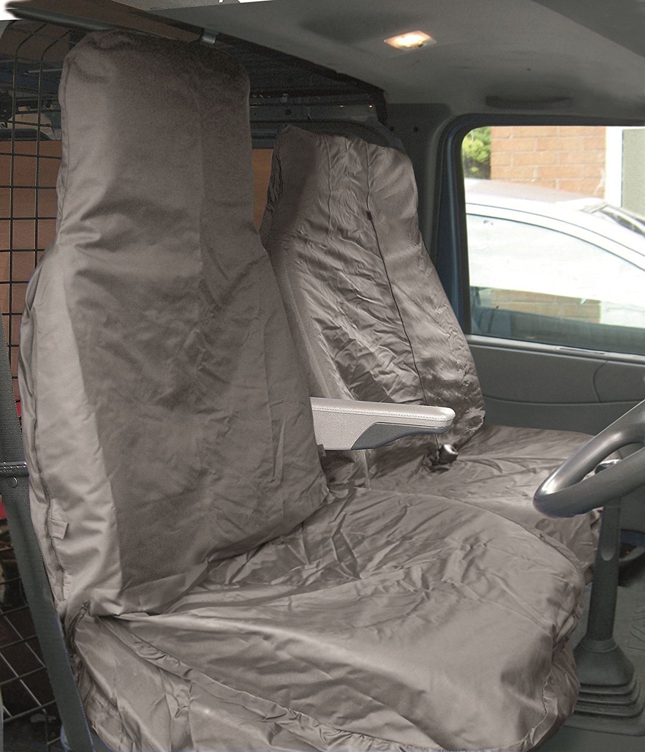 Streetwize HDVGYSC Heavy Duty Waterproof Van Nylon Seat Protectors - Grey