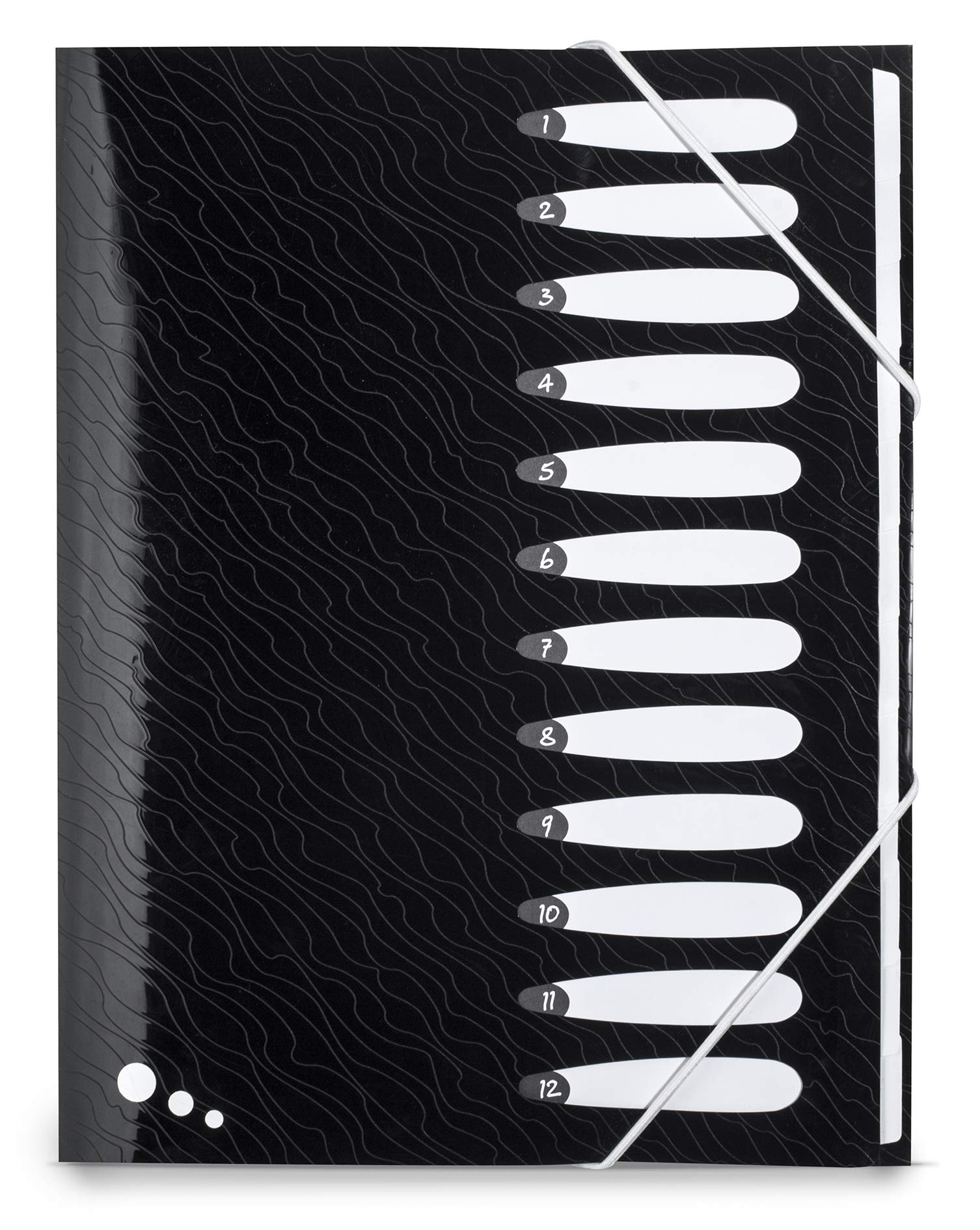 'Elba "Art Studio 1 Stück | 400068817 Folder DIN A4 12 Taben | Black