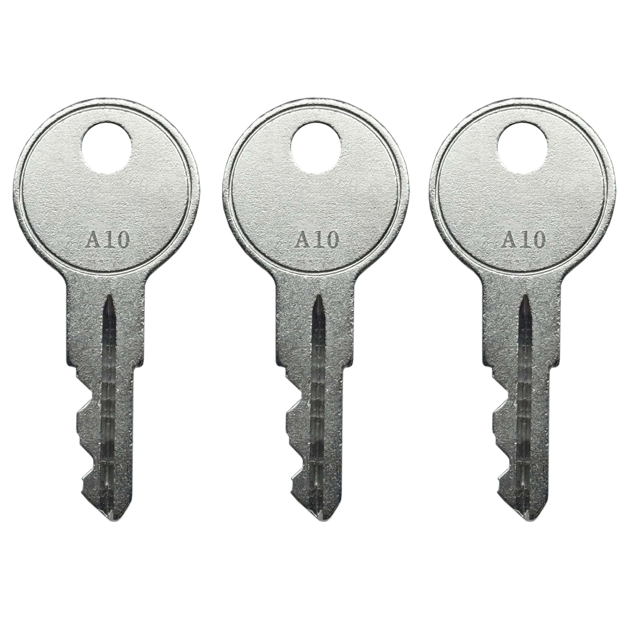 Photo 1 of (3) KeyPower A2 Cash Drawer Key for APG Series 100 and 4000 Cash Drawers, Pre Cut to Code A1 - A10, Compatible with APG A2 Code Locks (PK-8K-A2)