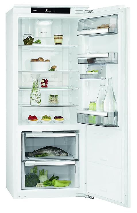 AEG SKE81426ZC Kühlschrank / 153 l Kühlschrank ohne Gefrierfach / 59 l 0 °C-Kaltraum / getrennte Luftzirkulation & selbstschl
