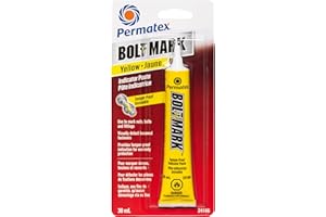 Permatex 24166 Bolt Mark Yellow Indicator Paste, 30mL