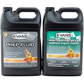 EVANS Coolant EC53001-EC42001 High Performance Waterless Coolant and Prep Fluid Combo Pack, 2 Gallon