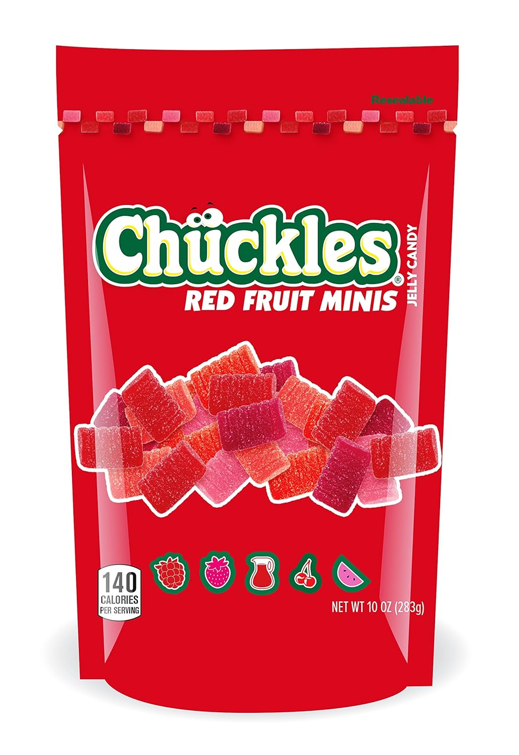 Chuckles Mini Jelly Candy, 10 Ounce Bag, Pack of 6