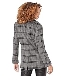 Bardot Checked Blazer Grey Check 6