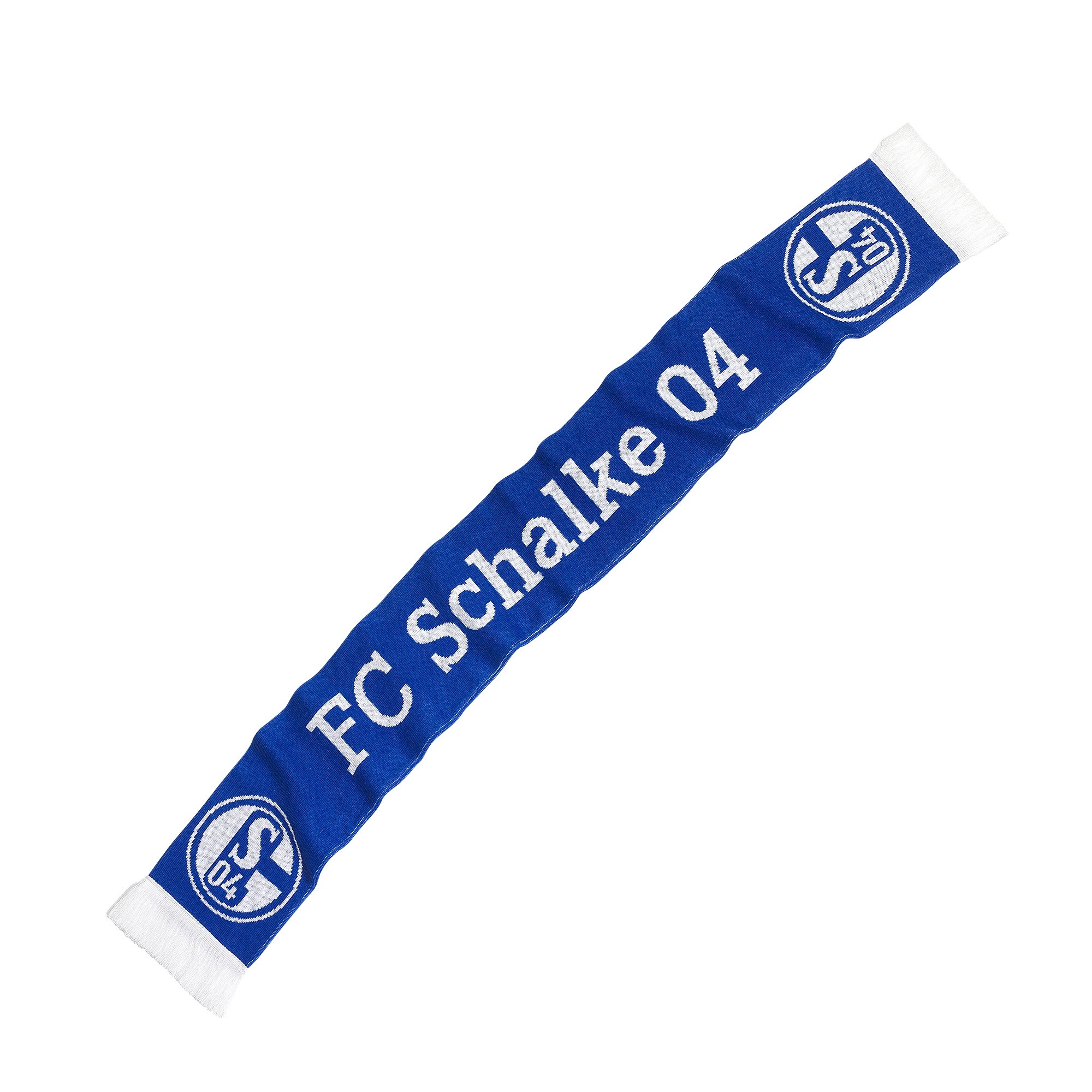 FC Schalke 04 Fan Scarf Classic White Blue L