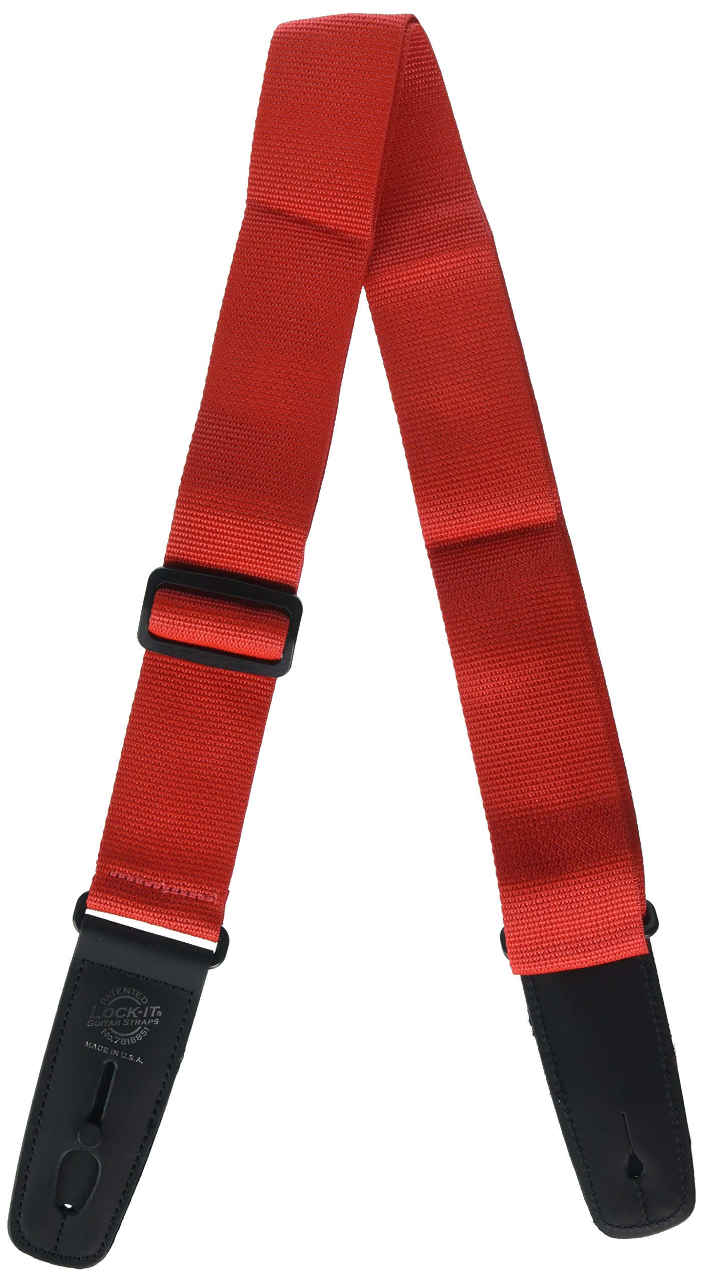 Lock It LIS002P2RED Professional 2" Polypro Strap with Locking Ends, Red
