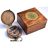 For I Know The Plans I Have For You, Jeremiah 29:11, Solid Brass Directional Engraved Compass, Baptism Gifts for Boys Girls, First Communion, Christian Gifts for Men, First Confirmation Gifts for Boys