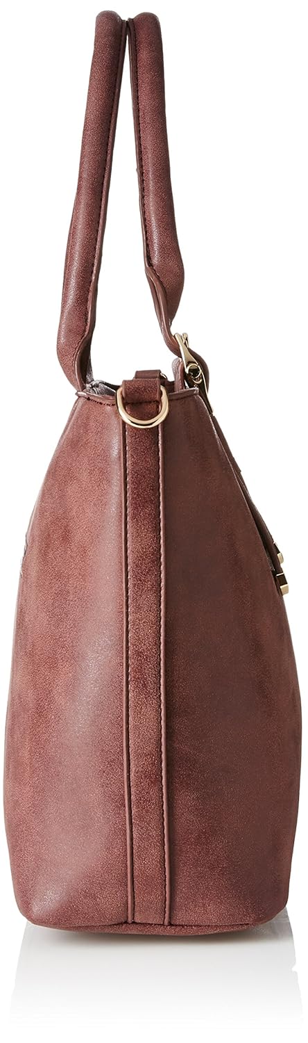 caprese helly women's satchel (brown)