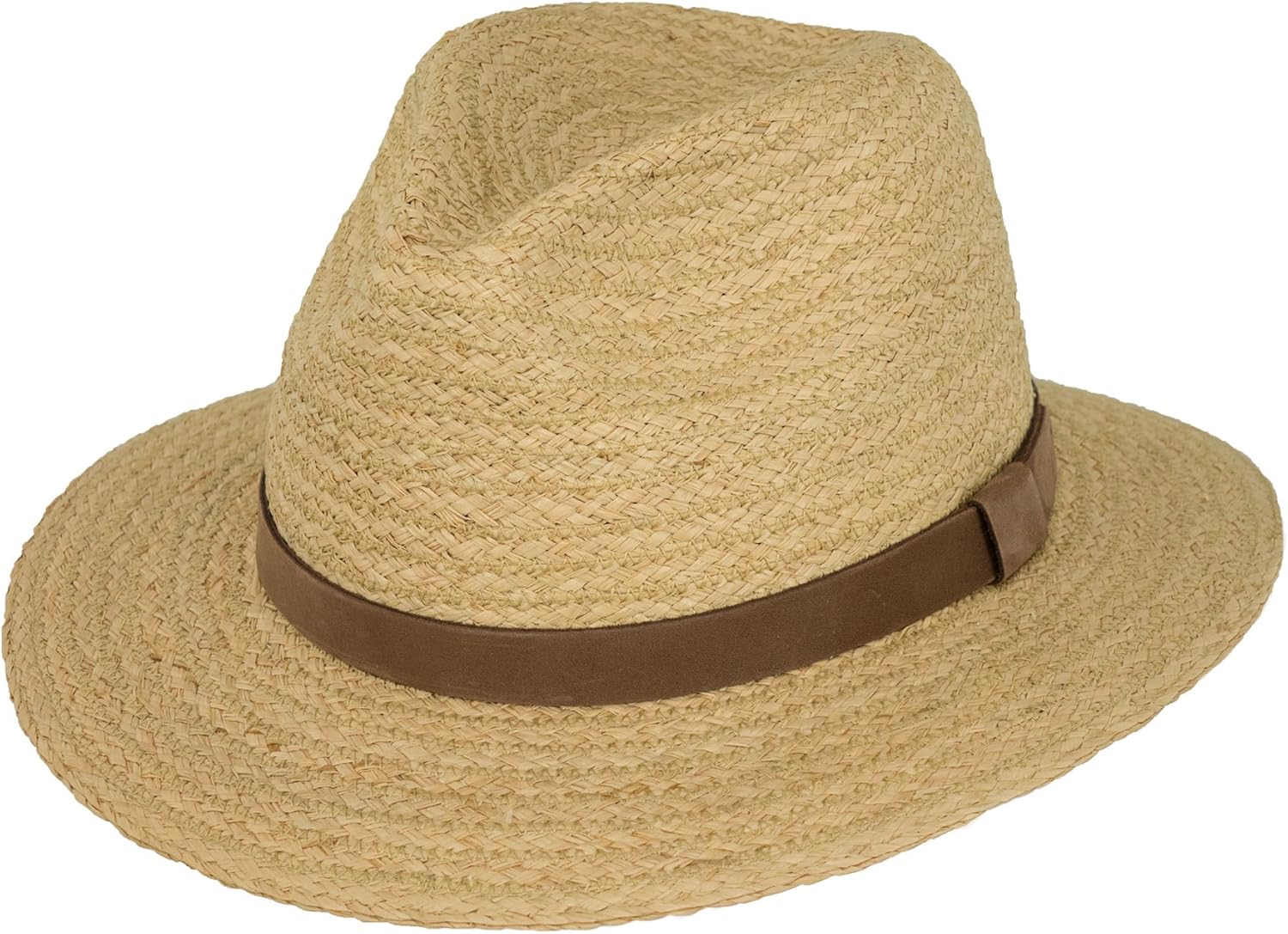 crushable raffia hat