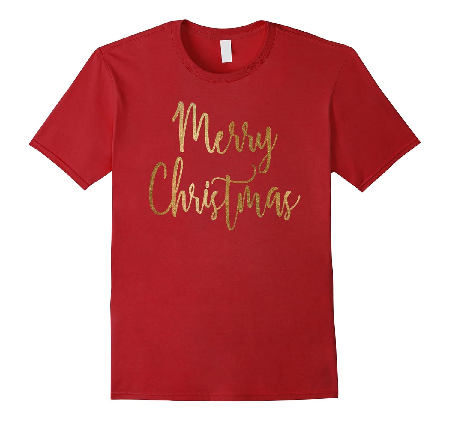 Gold Merry Christmas Shirt Holiday Shirt-ANZ