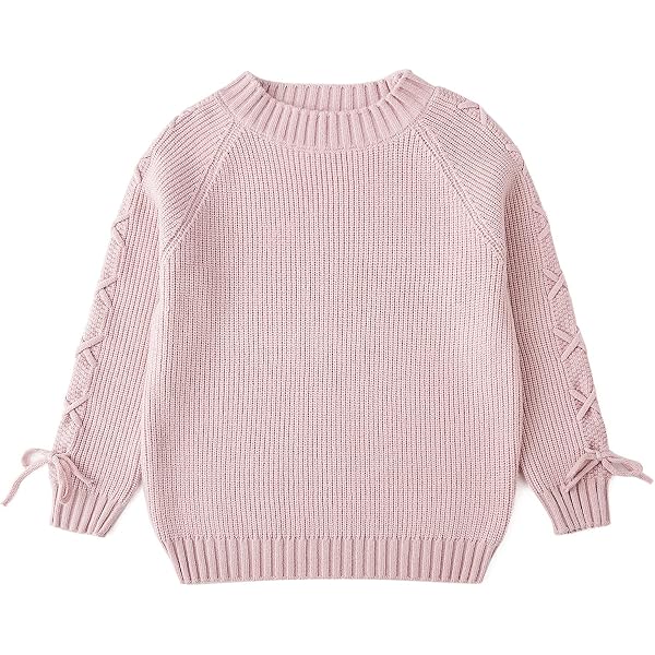 Amazon.com: Women Lantern Sleeve Fake Two Sweaters Knitted 