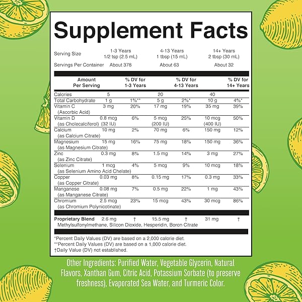 MARYRUTH ORGANICS EXTRA STRENGTH NIGHTTIME LIQUID MULTIMINERAL SLEEP SUPPLEMENT | SUGAR FREE | CALM MAGNESIUM CITRATE | NO MELATONIN | CALCIUM MAGNESIUM ZINC | LEMONADE FLAVOR | VEGAN | 32 SERVINGS