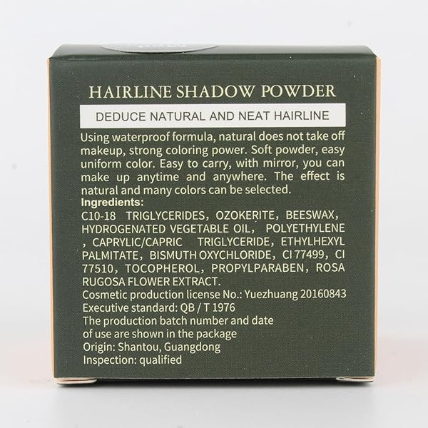 BRIMFULITE HAIRLINE POWDER FOR WOMEN, INSTANT COVERING ROOT COVER UP POWDER, STAIN-PROOF & WINDPROOF, MEDIUM BLONDE, 0.14 OZ.