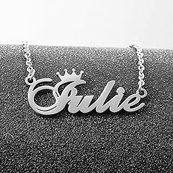 Custom Silver Name Necklace Personalized for