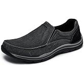 Skechers Men's Expected Avillo | Walking, Slip-ins, Air-Cooled Goga Mat, Machine Washable, Bungee Lace