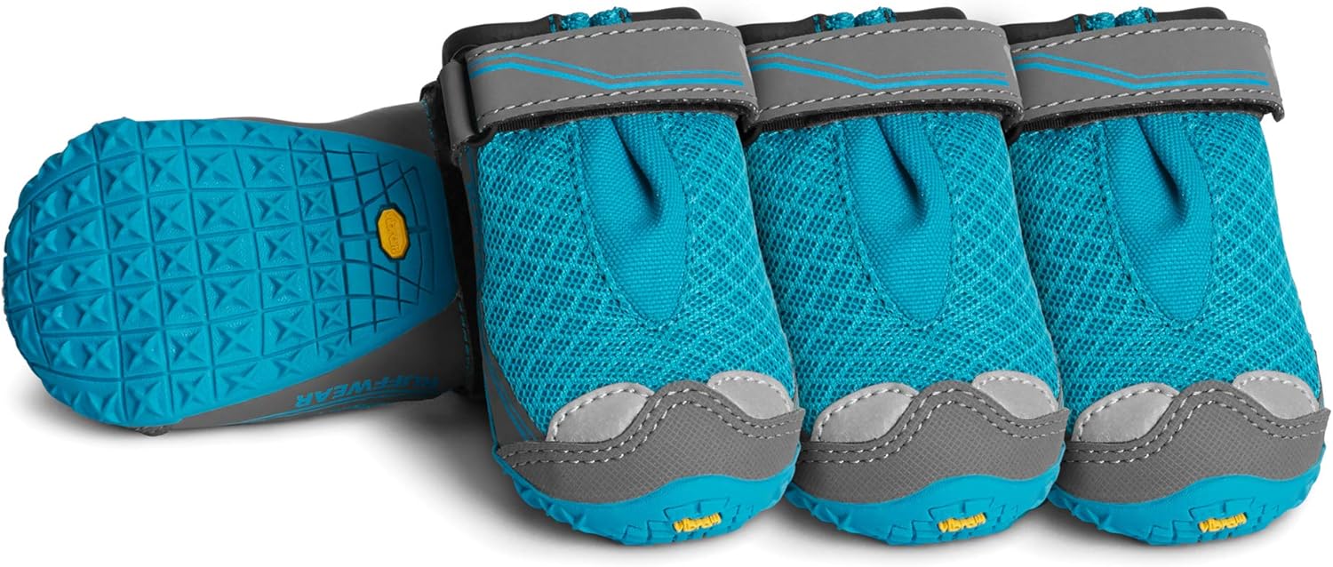 RUFFWEAR AllTerrain Dog Boots (Set of 4), Medium Sized Breeds, Size