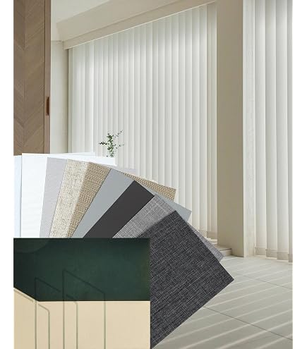 Lattes De Remplacement Pour Stores Verticaux - Lot De 20 - PVC Blanc 89mm - Réparation Stores Fenêtre