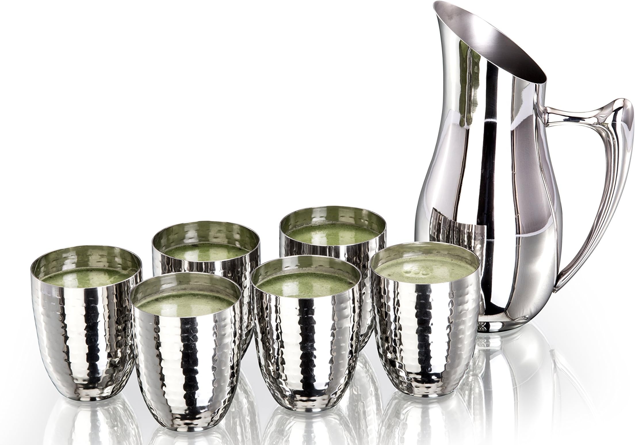 Sanjeev Kapoor Stainless Steel Drinkware Set, 7-Pieces, Silver