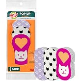 Scotch-Brite Cat Pop Up Non-Scratch Sponges, 3 Packs | Limited Edition, Expands in Water