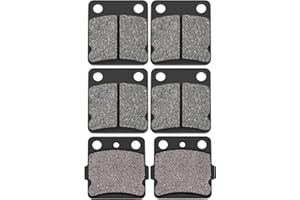 Front & Rear Brake Pads Compatible with YAMAHA YFM 350 YFM350 Warrior Banshee 350 Wolverine F/YFS 200 YFS200 R/S/T/V Blaster/