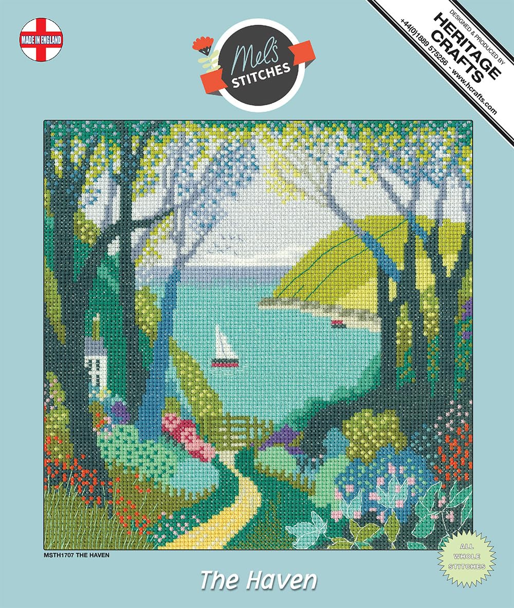 Heritage Crafts Cross Stitch Kit – The Haven (Aida)
