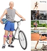 CAMBIVO 2 Pack Patella Knee Strap Pain Relief Knee Support Pink view 5