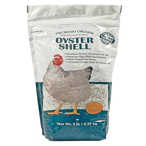 PECKING ORDER OYSTER SHELL – CALCIUM SUPPLEMENT TO...