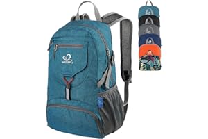 WATERFLY Small Lightweight Packable Backpack: 20l Ultra Light Foldable Travel Hiking Camping Daypack Day Pack for Man Woman
