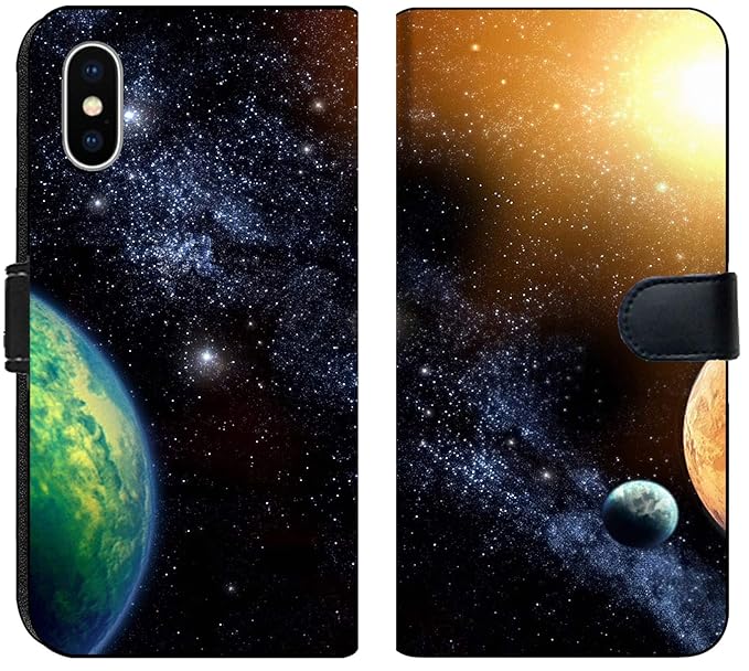 Amazoncom Apple Iphone Xs Max Flip Fabric Wallet Case Image Of