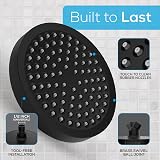SparkPod Fixed Shower Head High Pressure Rain Brushed Nickel view 5