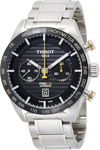 Tissot Montre Homme Tissot Prs 516 Automatique T1004271105100 Bracelet Acier T1004271105100 Amazon Fr Montres